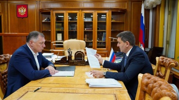 Марат Хуснуллин и Андрей Рюмин обсудили задачи электросетевого комплекса в новых субъектах РФ