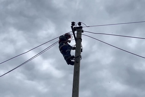 Работы в деревне Ушакова 