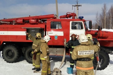 Поднять по тревоге: на ликвидацию условного пожара в Северных электрических сетях ушли считанные минуты