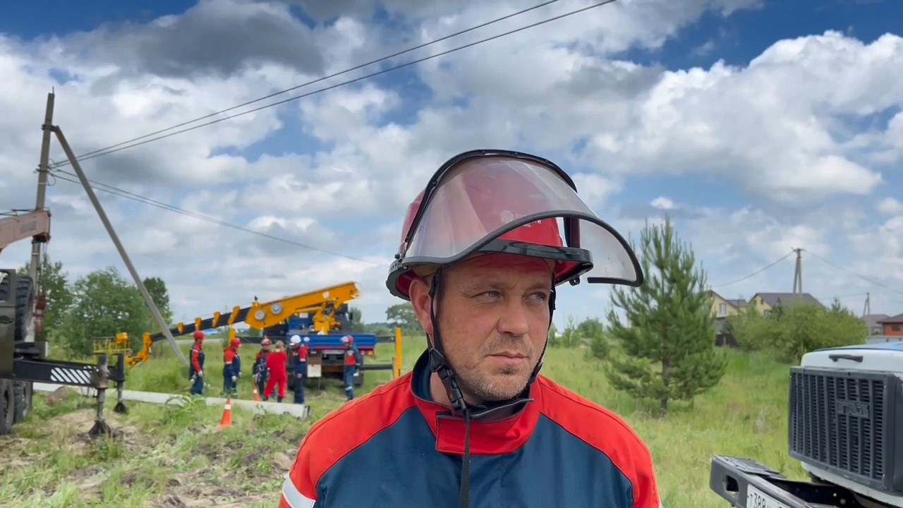 Работы на ВЛ 10 кВ в Чикчинском МО