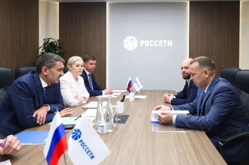 Вадим Шумков и Андрей Рюмин обсудили сотрудничество Курганской области и Группы «Россети»