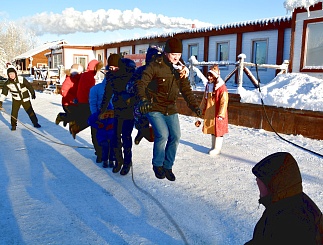 Тимбилдинг "Тюменьэнерго" в русском стиле