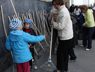 Тюменьэнерго приняло участие в общегородском субботнике