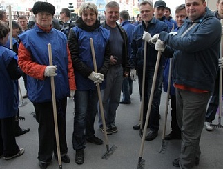 Тюменьэнерго приняло участие в общегородском субботнике