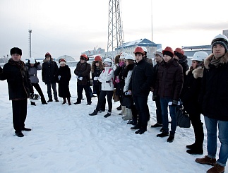 Экскурсия студентов СурГУ на ПС "Северная"