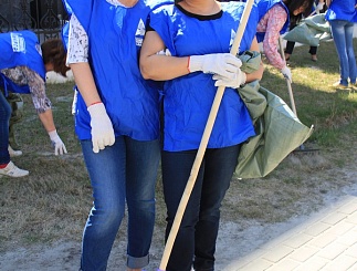 "Тюменьэнерго" приняло участие в городском субботнике