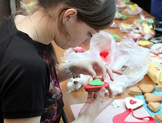 Счастливые имбирные сердца