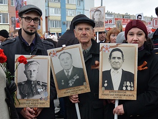 Сотрудники "Тюменьэнерго"  приняли участие в Параде Победы