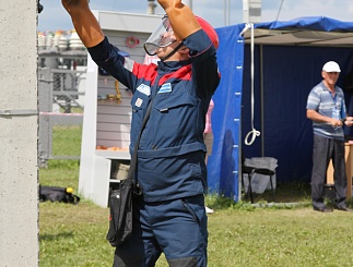 Всероссийские соревнования профмастерства. Этап тушения пожара