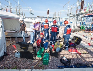 Команда "Тюменьэнерго" на Межрегиональных соревнованиях профессионального мастерства 2016