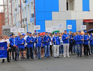 Бойцы стройотряда "Энергетик" получили трудовые путеки