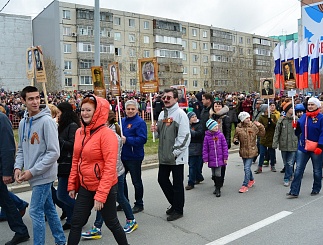 Сотрудники "Тюменьэнерго"  приняли участие в Параде Победы