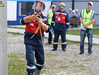 Соревнования профмастерства среди бригад по ремонту и обслуживанию распределительных сетей 10/04 кВ_2019. День второй