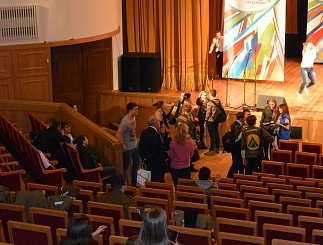 Студенческий отряд  ОАО "Тюменьэнерго" на Всероссийском слете в Государственном Кремлевском Дворце