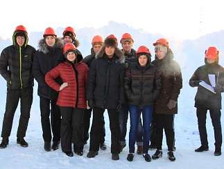 Экскурсия студентов Сургутского профессионального колледжа на ПП "Победа"